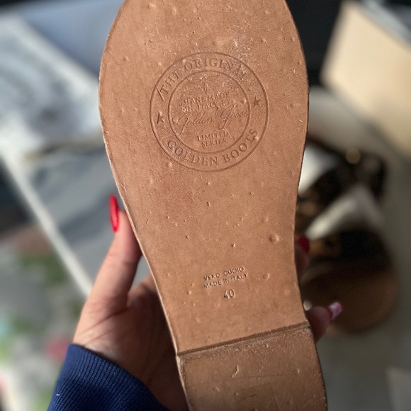 Golden Goose Margaret flat sandals in leopard-print pony skin - Picture 6 of 13